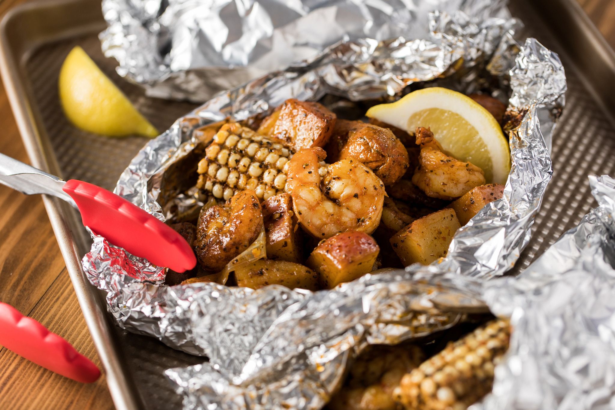 Jazzy Shrimp Boil Foil Packets Helloflavour Ca