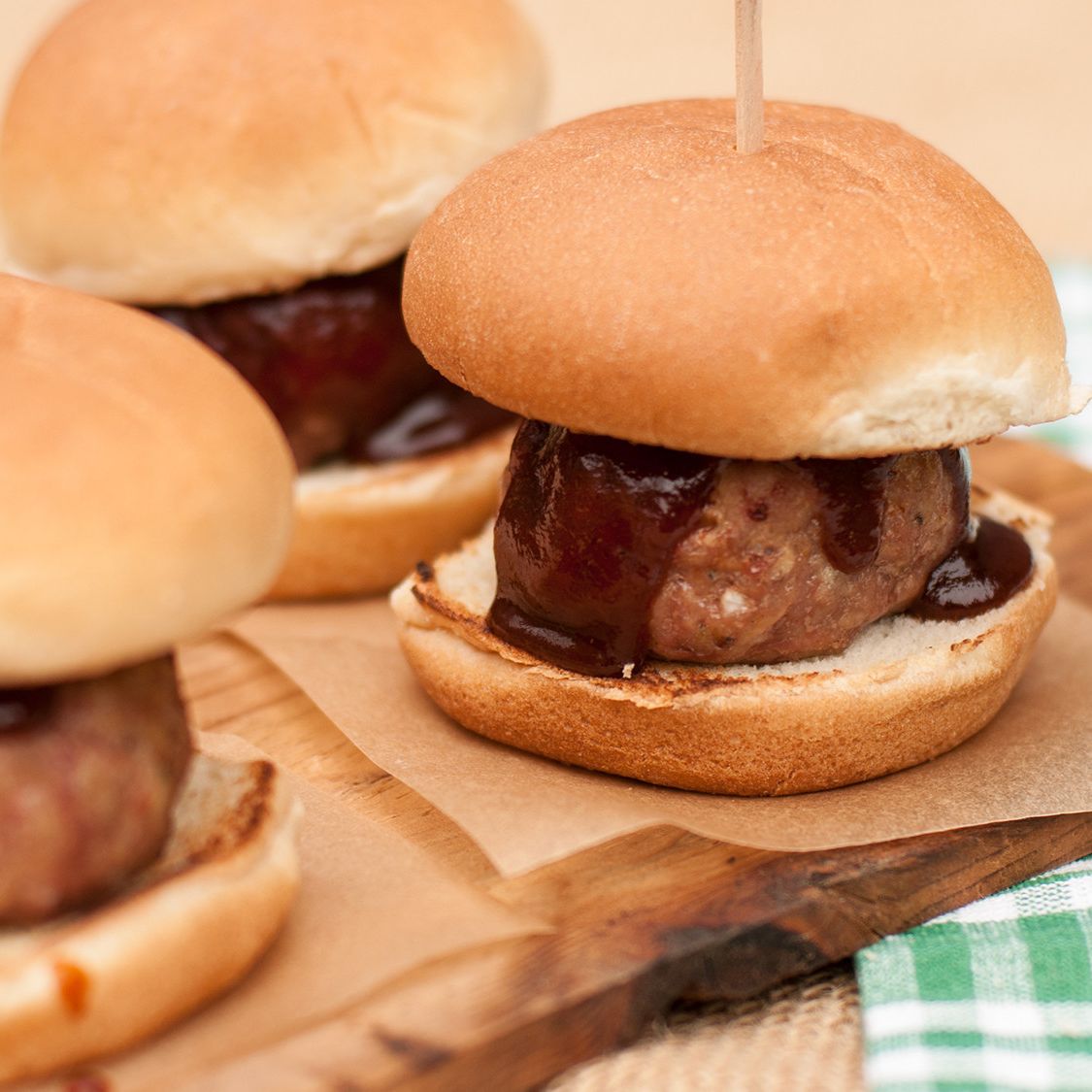 Sweet & Spicy Meatball Sliders Stubb's BBQ