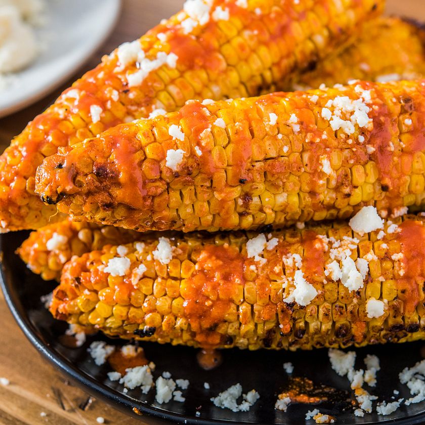 Spicy Roasted Corn On The Cob Recipe Frank S Redhot Us