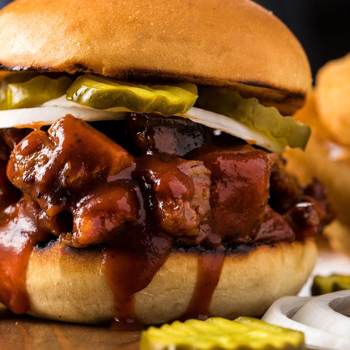 Brisket Sandwich Stubb's BBQ