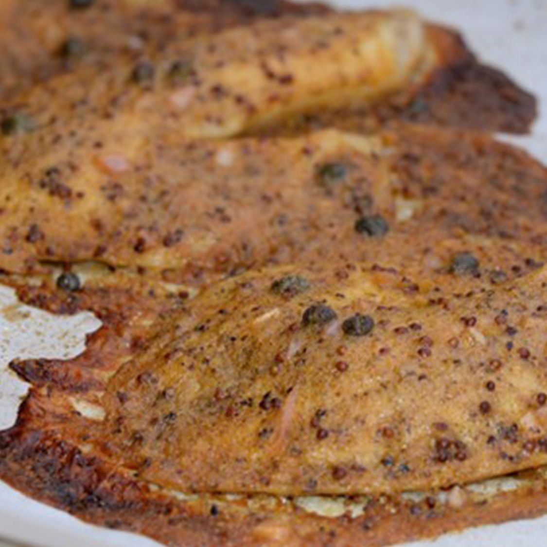 Stubb’s Roasted Tilapia with Caper Dijon Moppin’ Sauce Stubb's BBQ