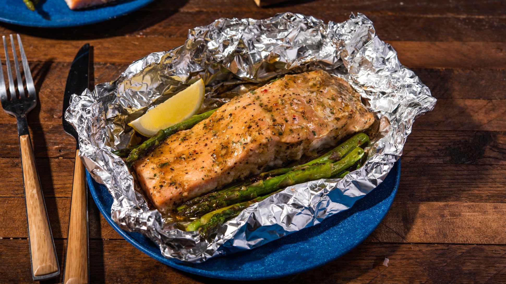 Grilled Salmon Asparagus Foil Packets Grill Mates