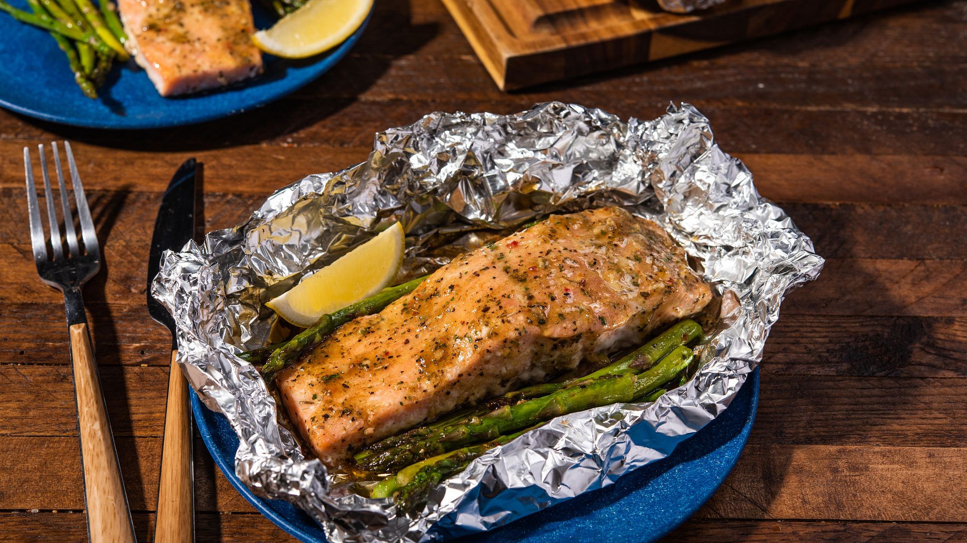 Grilled Salmon Asparagus Foil Packets Grill Mates