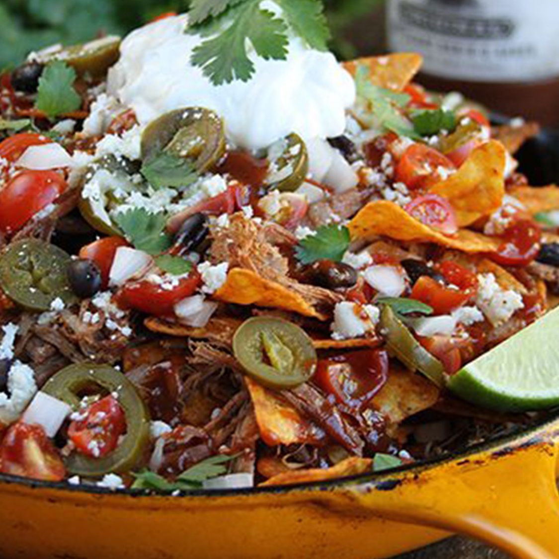 Loaded Brisket Nachos Stubb's BBQ