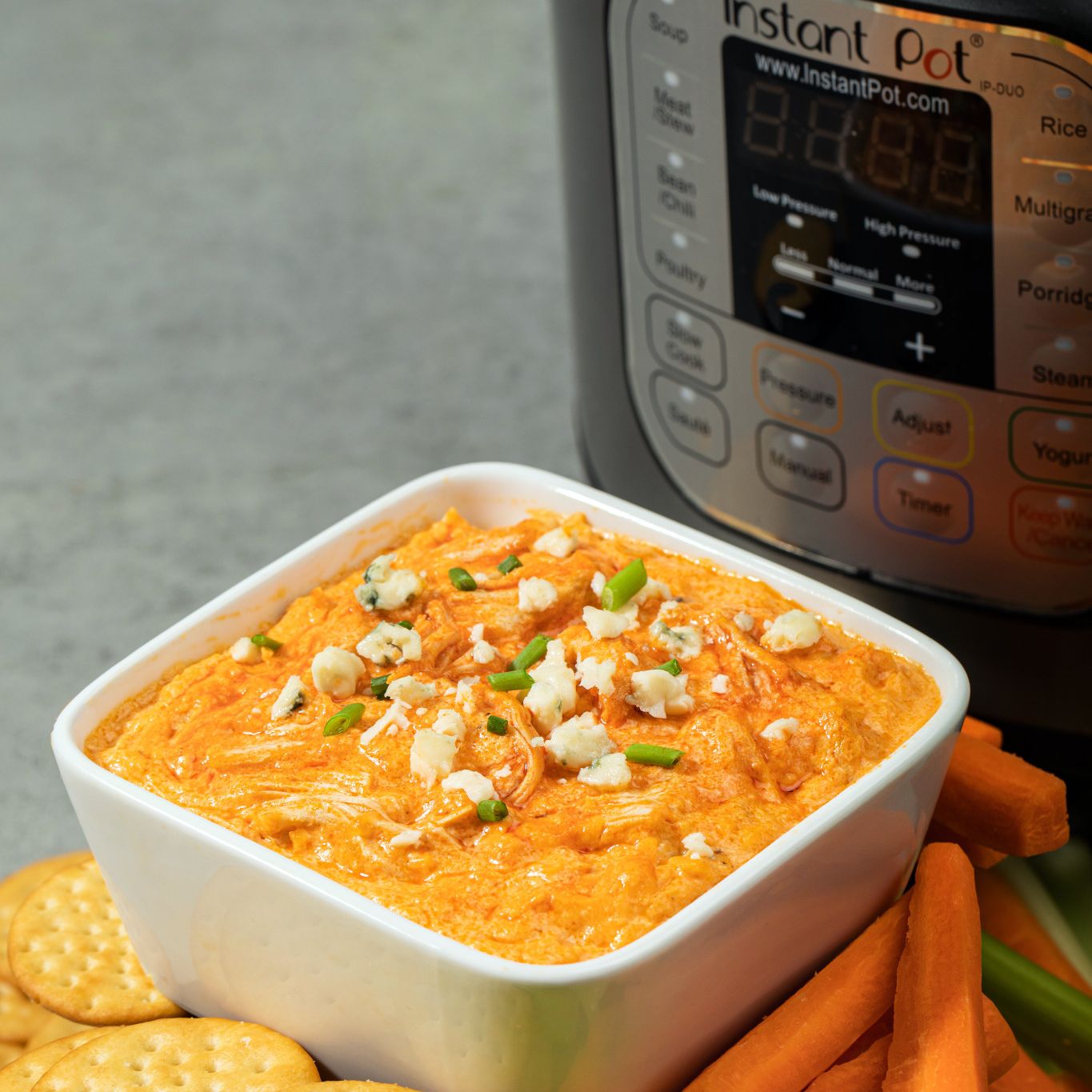 Instant Pot® Buffalo Chicken Dip HelloFlavour.ca