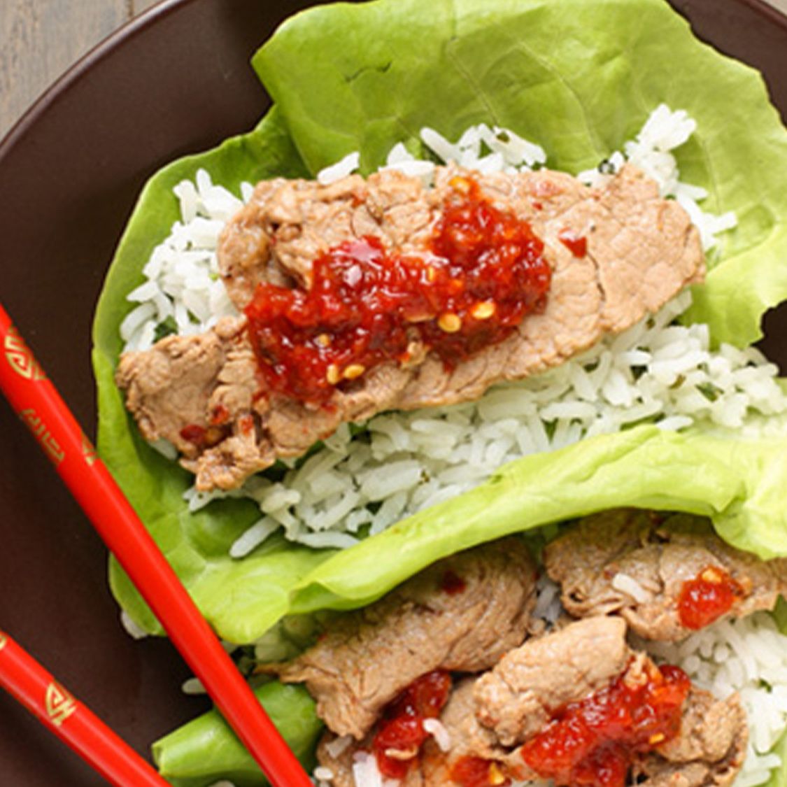 Pork Tenderloin Lettuce Wraps Stubb's BBQ