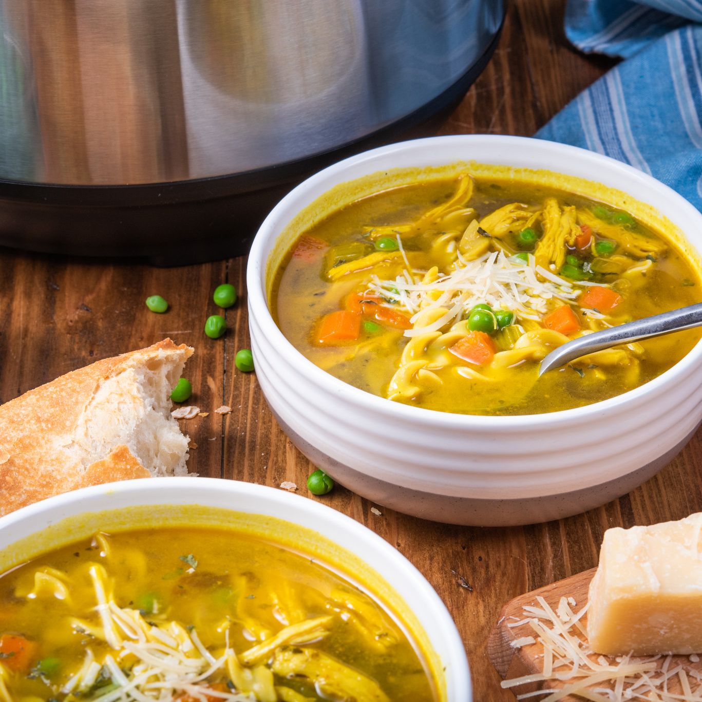 Instant Pot® Turmeric Chicken Noodle Soup Recipe McCormick
