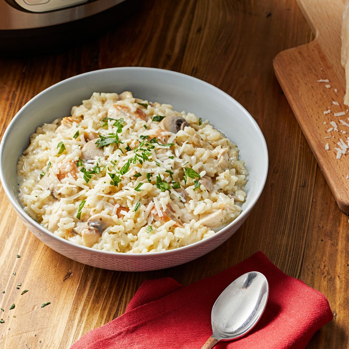 Instant Pot Chicken Alfredo Risotto Mccormick