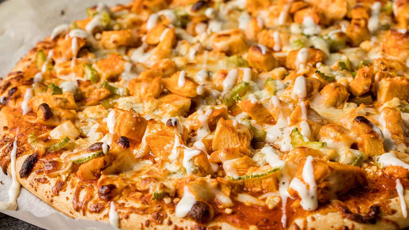 Frank's RedHot Buffalo Chicken Pizza