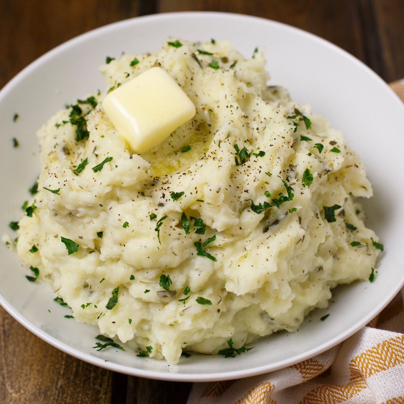 Garlic Parsley Mashed Potatoes Gourmet Garden
