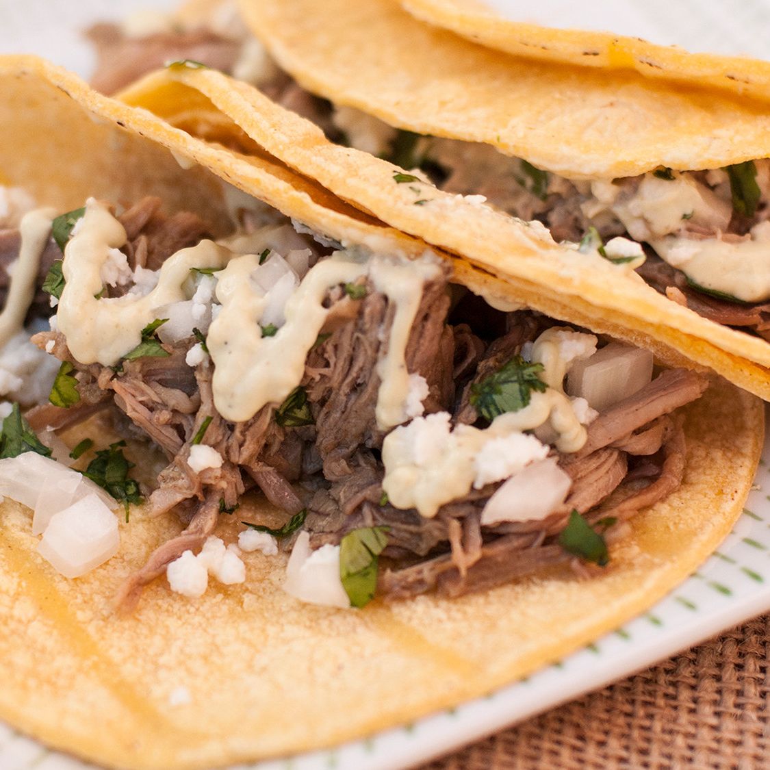 Green Chile Pork Tacos Stubb's BBQ