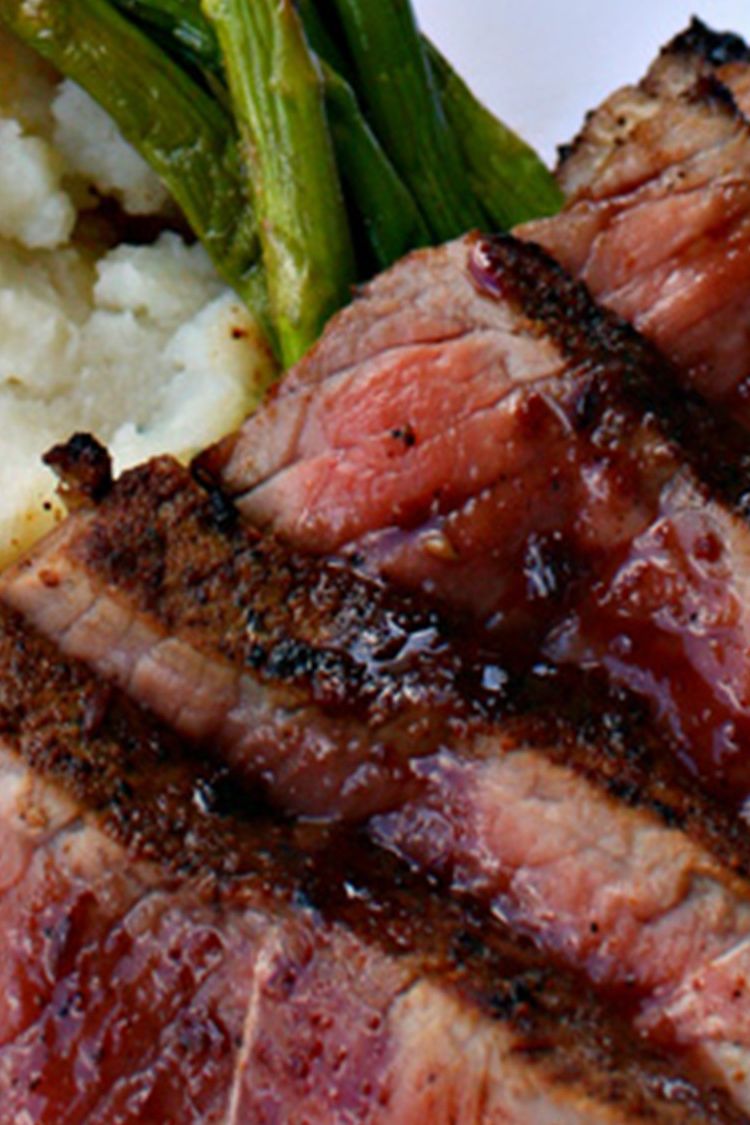 Pan Seared New York Strip With Red Wine Jus Stubb S Bbq Pirate marinade this big, bold marinade recipe was adapted from a local vermont restaurant and caterer. pan seared new york strip with red wine jus