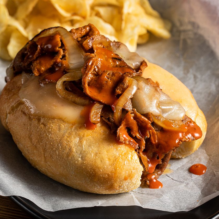 Buffalo Cheese Steak Sandwich Recipe Frank's RedHot US