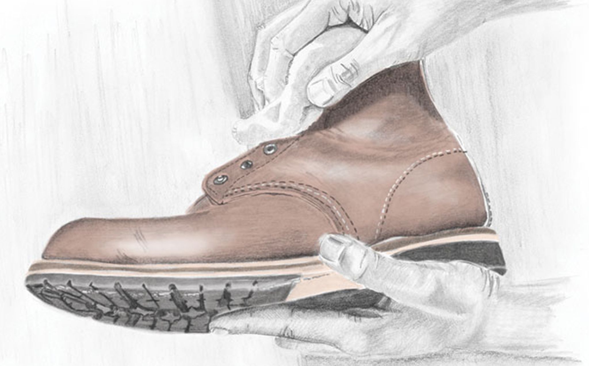 Cleaning Boot Illustration