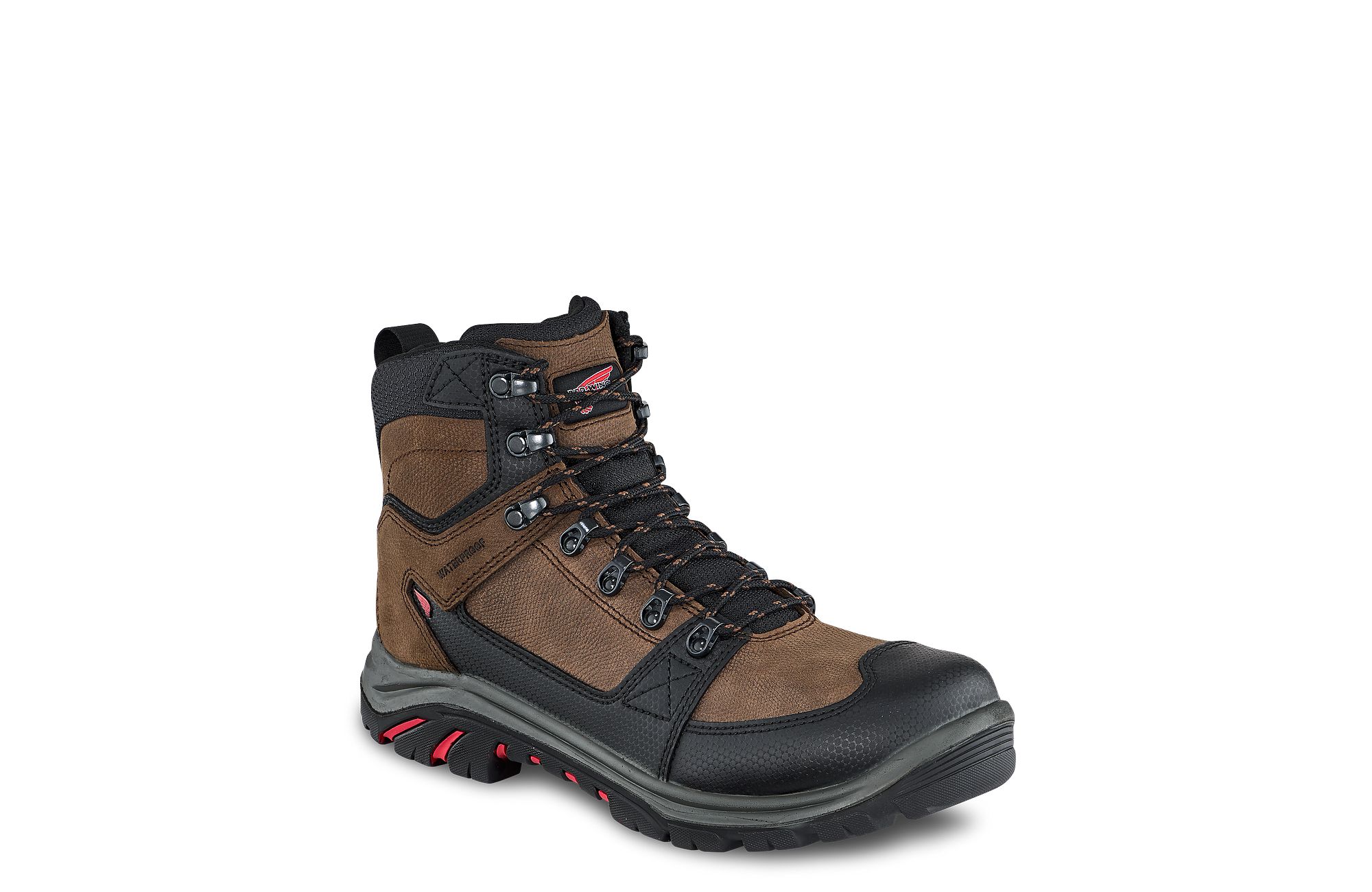 Tradesman image number 1 Brown Men's 6-inch Waterproof Soft Toe Boot