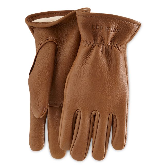 Lined Buckskin Leather Glove - view 1