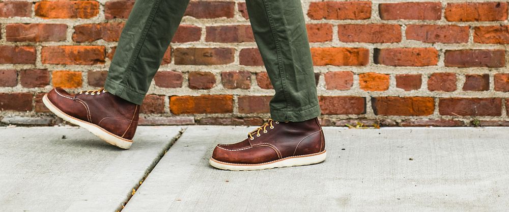 red wing moc toe oxblood