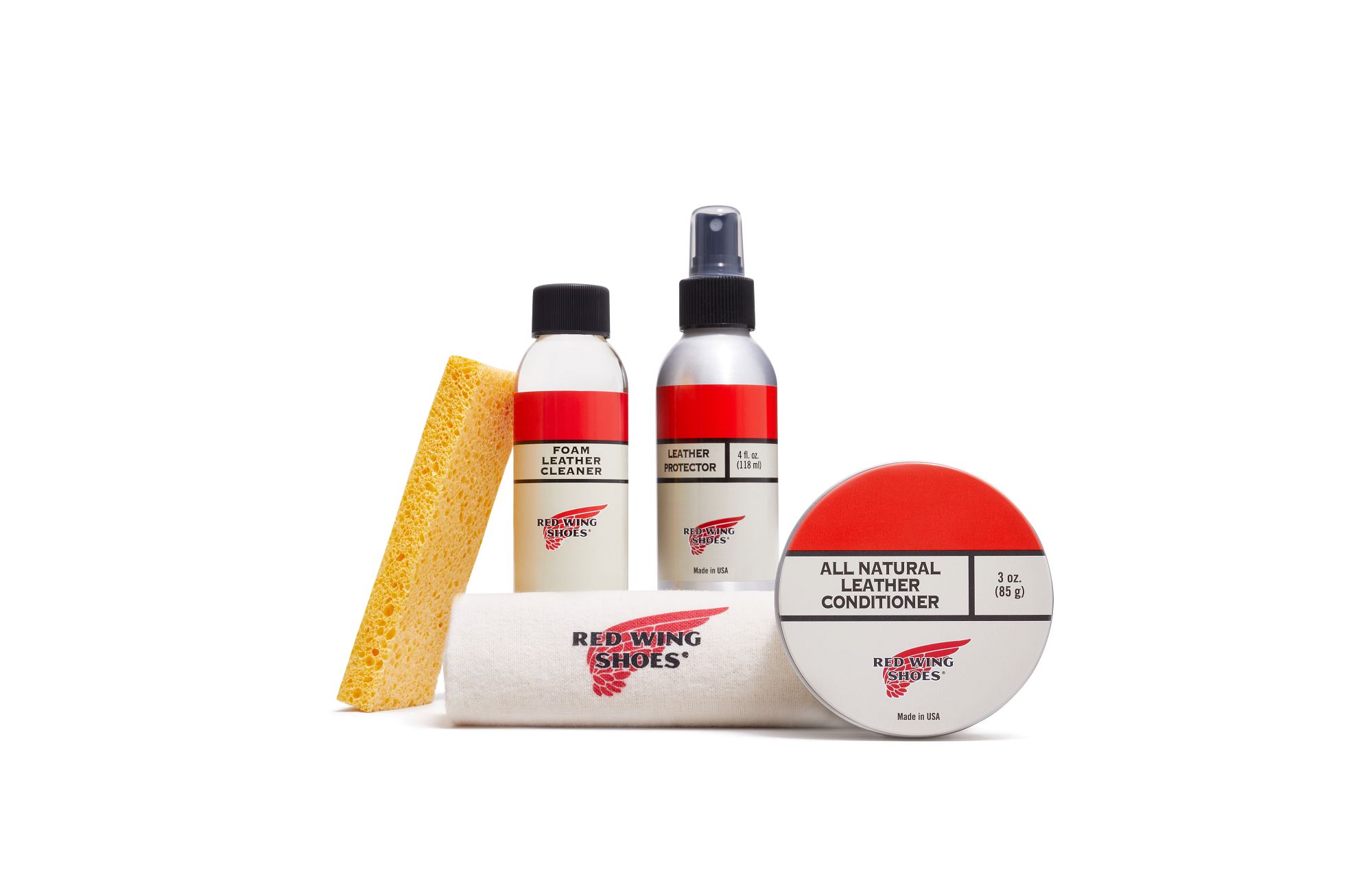 Oil-Tanned Leather Care Kit image number 1 Various Care Kit - Clean, Condition, Protect