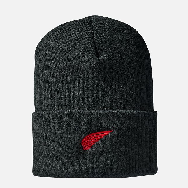 Wing Logo Knit Beanie Hat - view 1