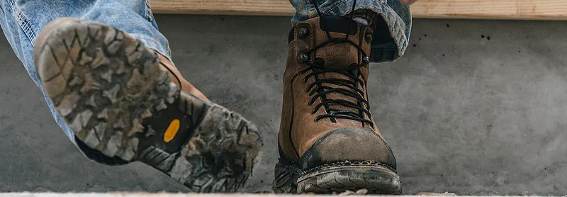 Close up of Vibram sole