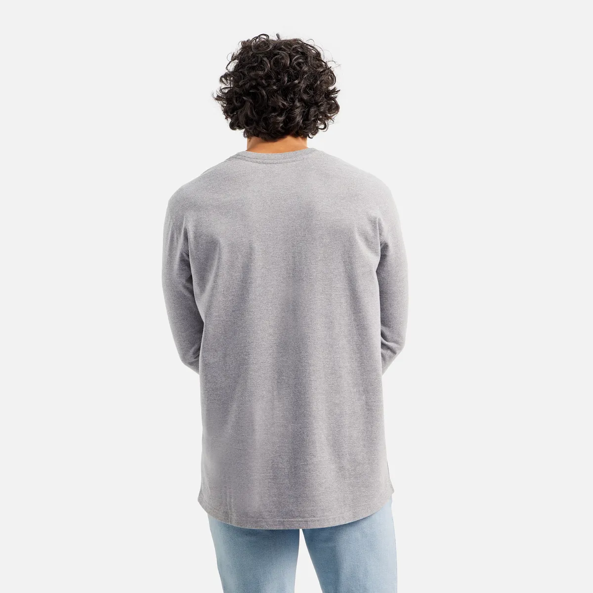 Long Sleeve Pocket T-Shirt with Sleeve Print - view 4