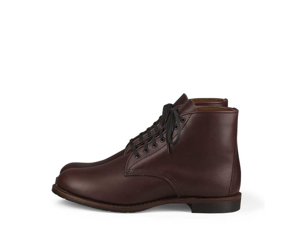 Men's Sheldon 6Inch Boot in Dark brown Leather 9072 Red Wing Heritage