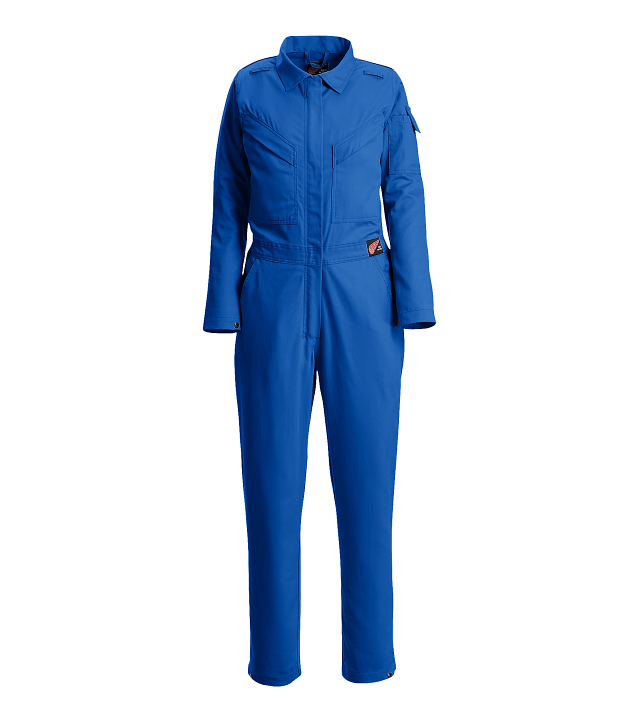 Blue top coveralls womens