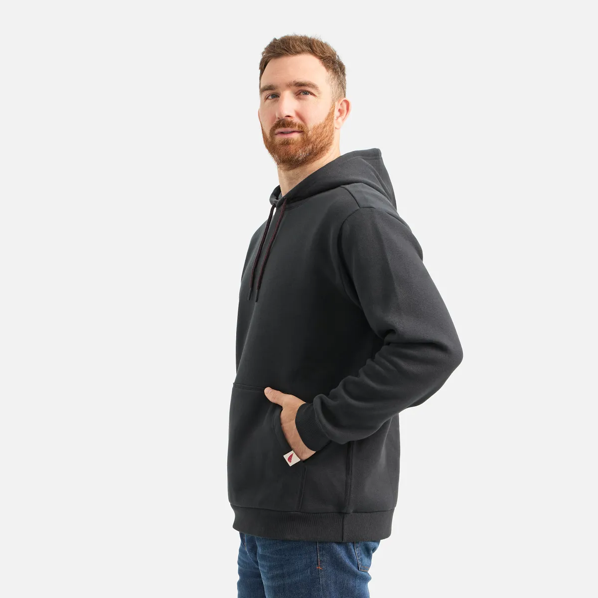 Hoodie with Sleeve Print - view 5