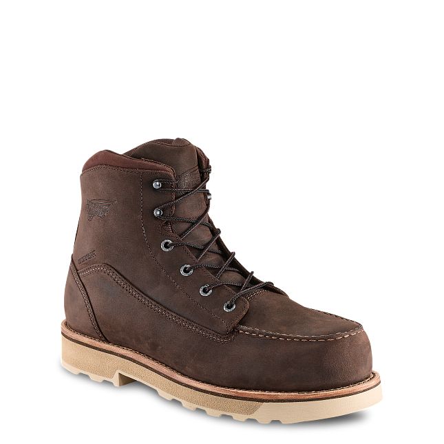 RED WING SUPERSOLE MEN'S LEATHER 6-INCH SOFT TOE BOOT – Style 202 