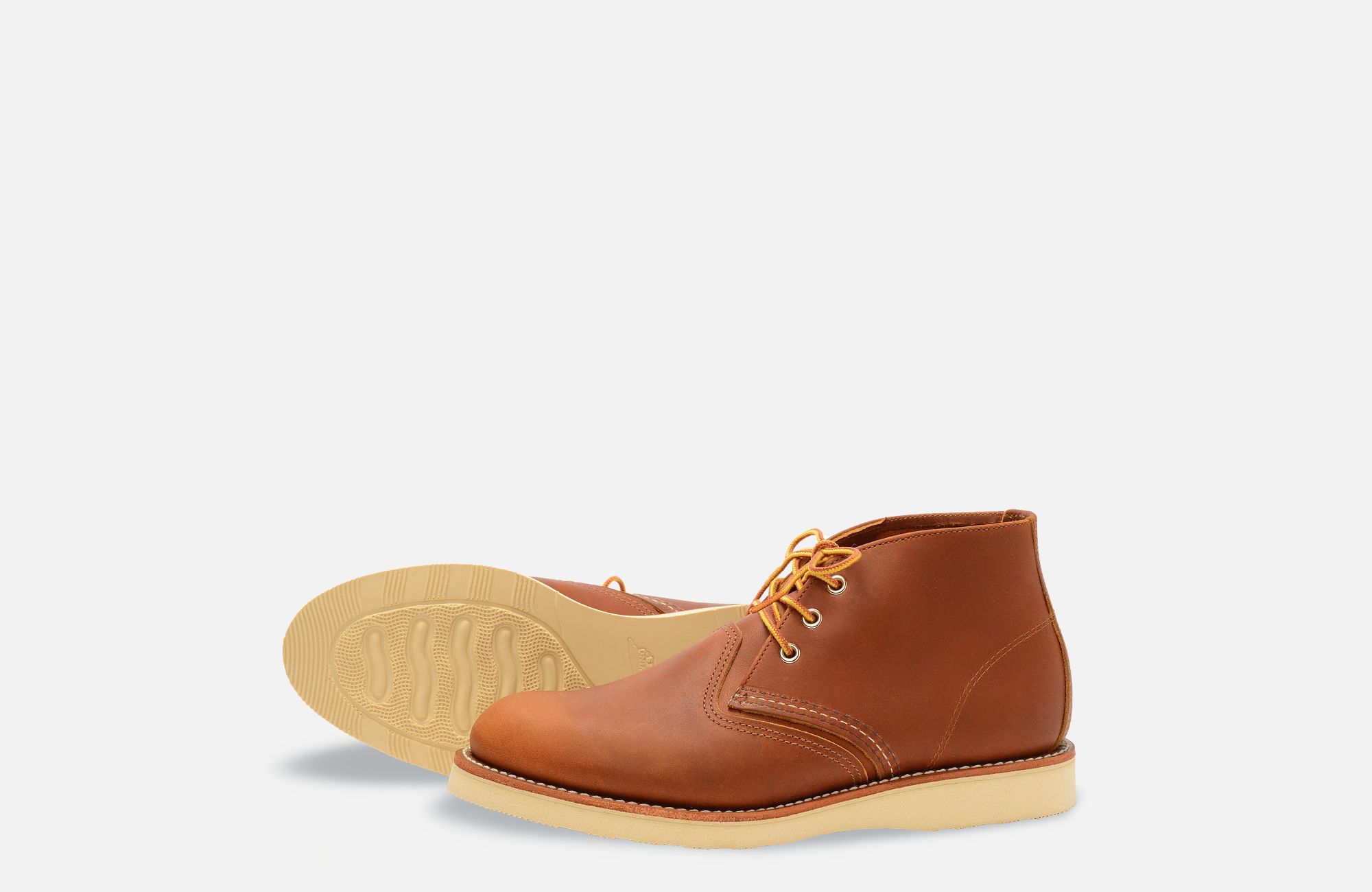 Men's Work Chukka in Brown Leather 3140