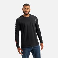 Navigate to Long Sleeve Pocket T-Shirt with Sleeve Print product image 2