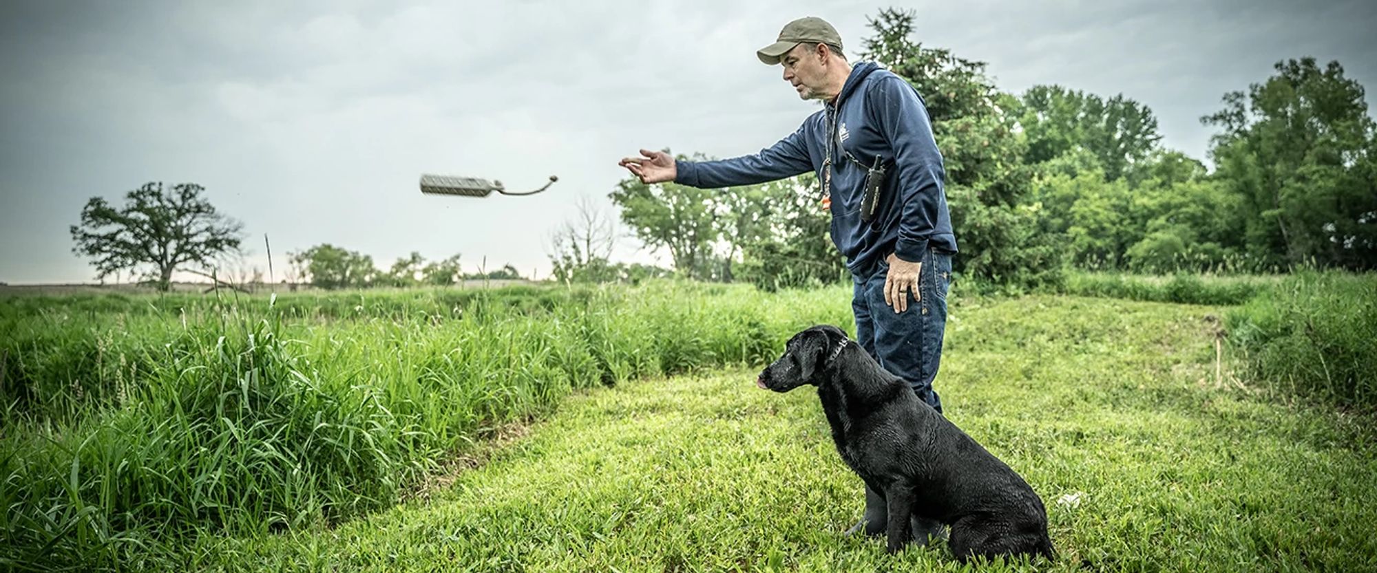 Jeff Fuller and dog