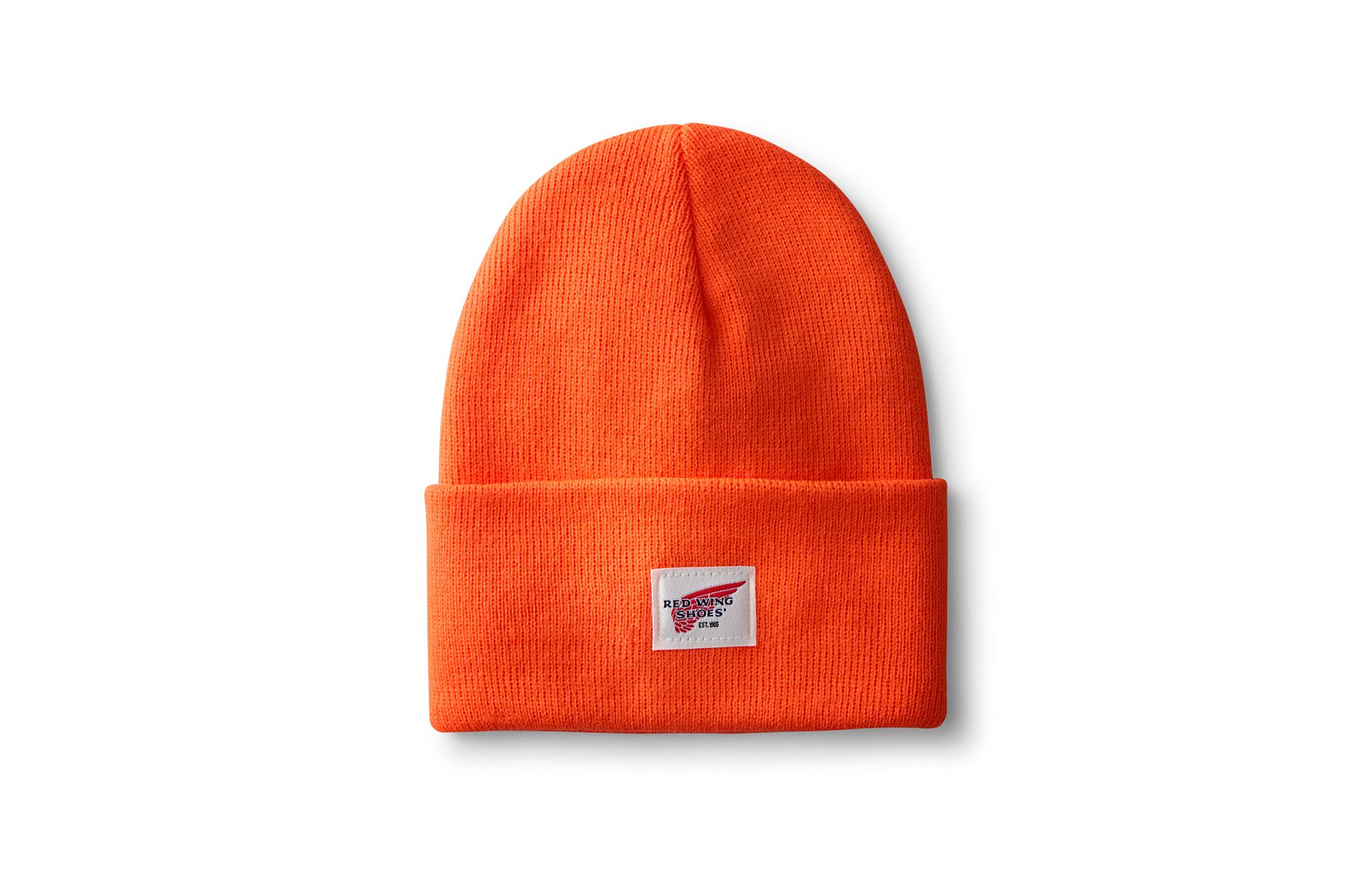 Red wing store shoes beanie