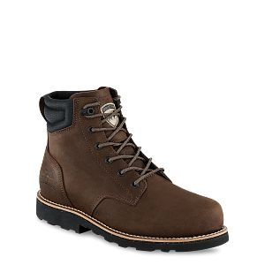 Go to Pipestone Unisex 6" Soft Toe Leather Boot