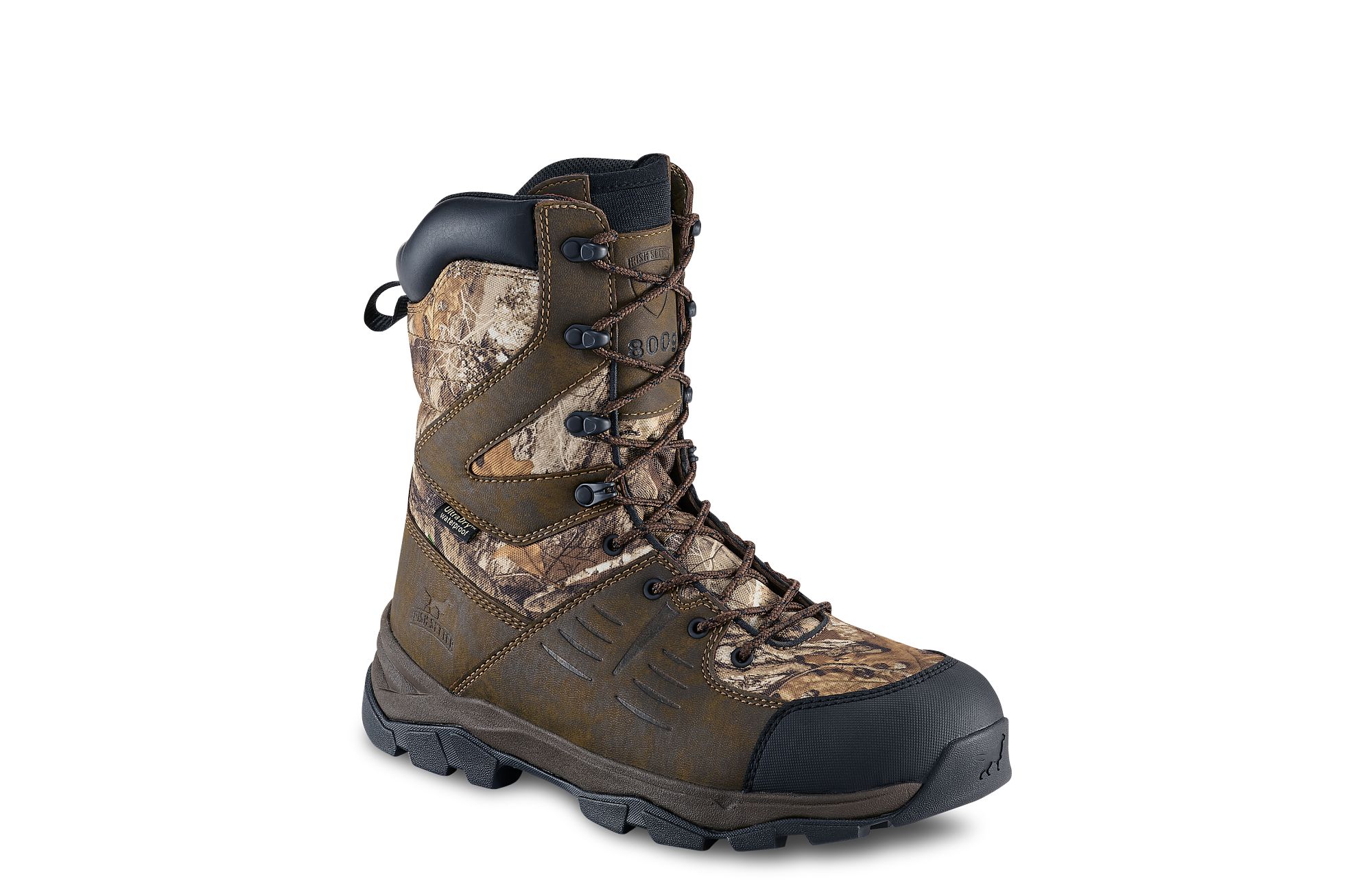 Terrain image number 1 Realtree Edge™ Men's 10-inch Waterproof Leather Insulated Realtree® Camo Boot