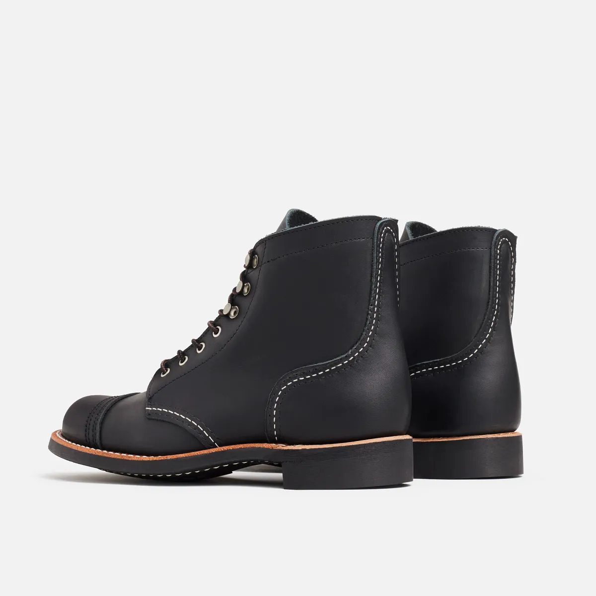 Women's Iron Ranger Short Boot in Black Leather 3366 | Red Wing Heritage