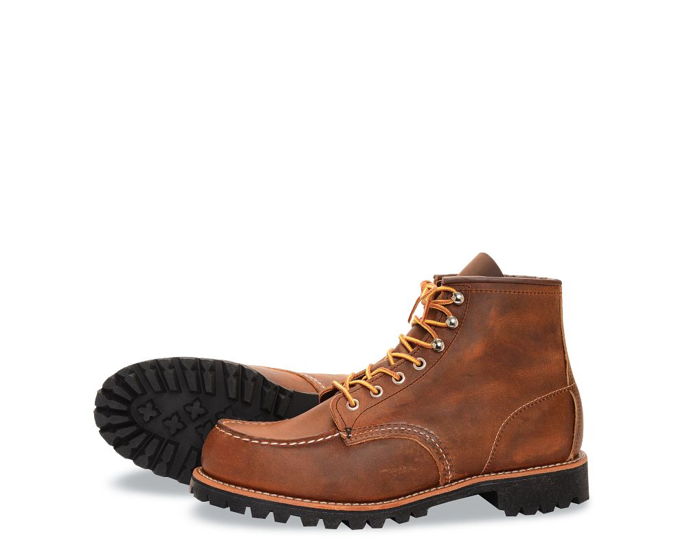 red wing heritage men's roughneck lace up boot