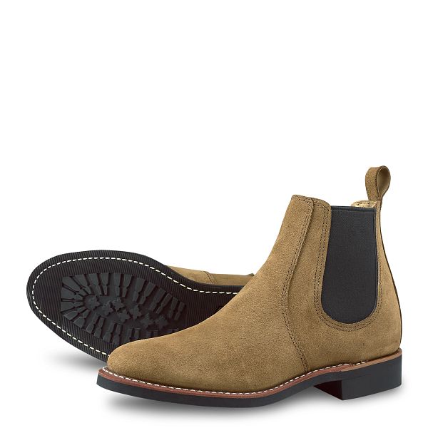 premium 6 inch chelsea boot for men in yellow