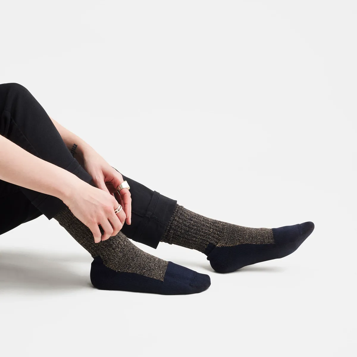 Deep Toe-Capped Crew Socks - view 2