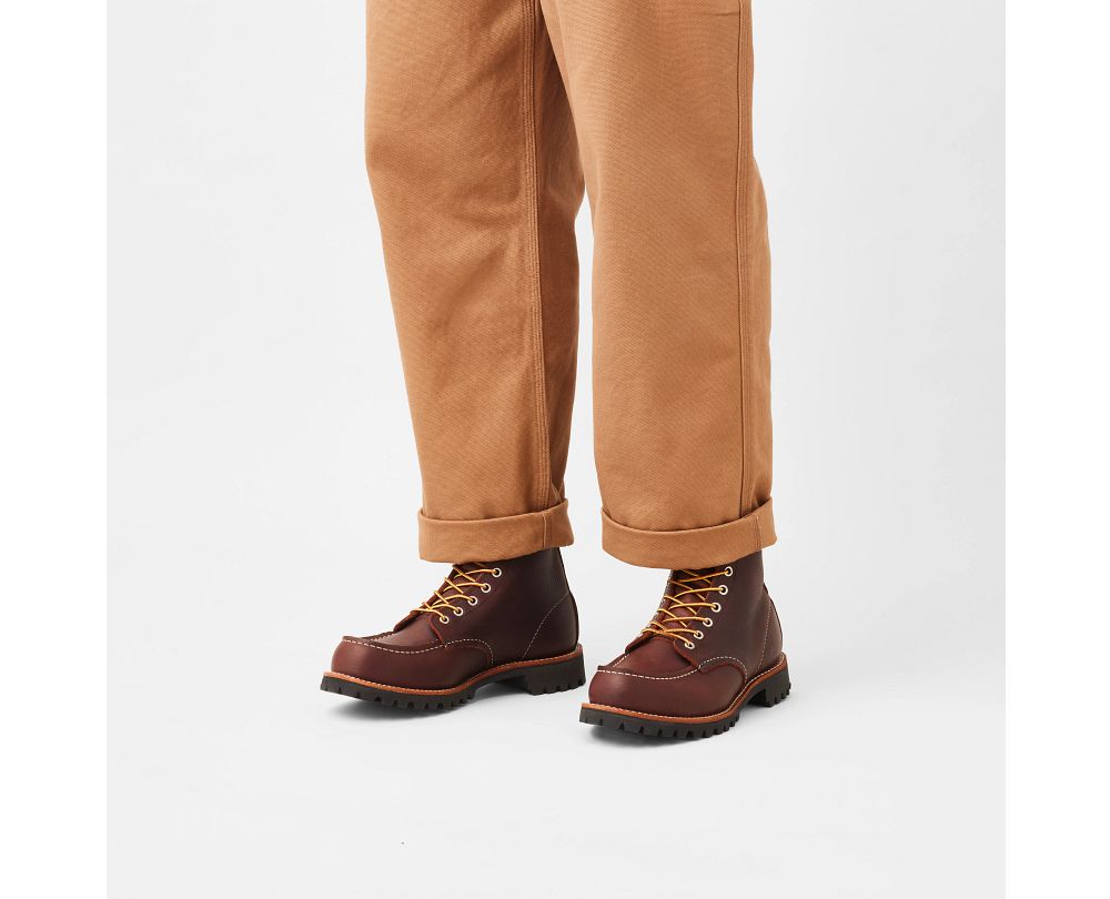 red wing heritage men's roughneck lace up boot