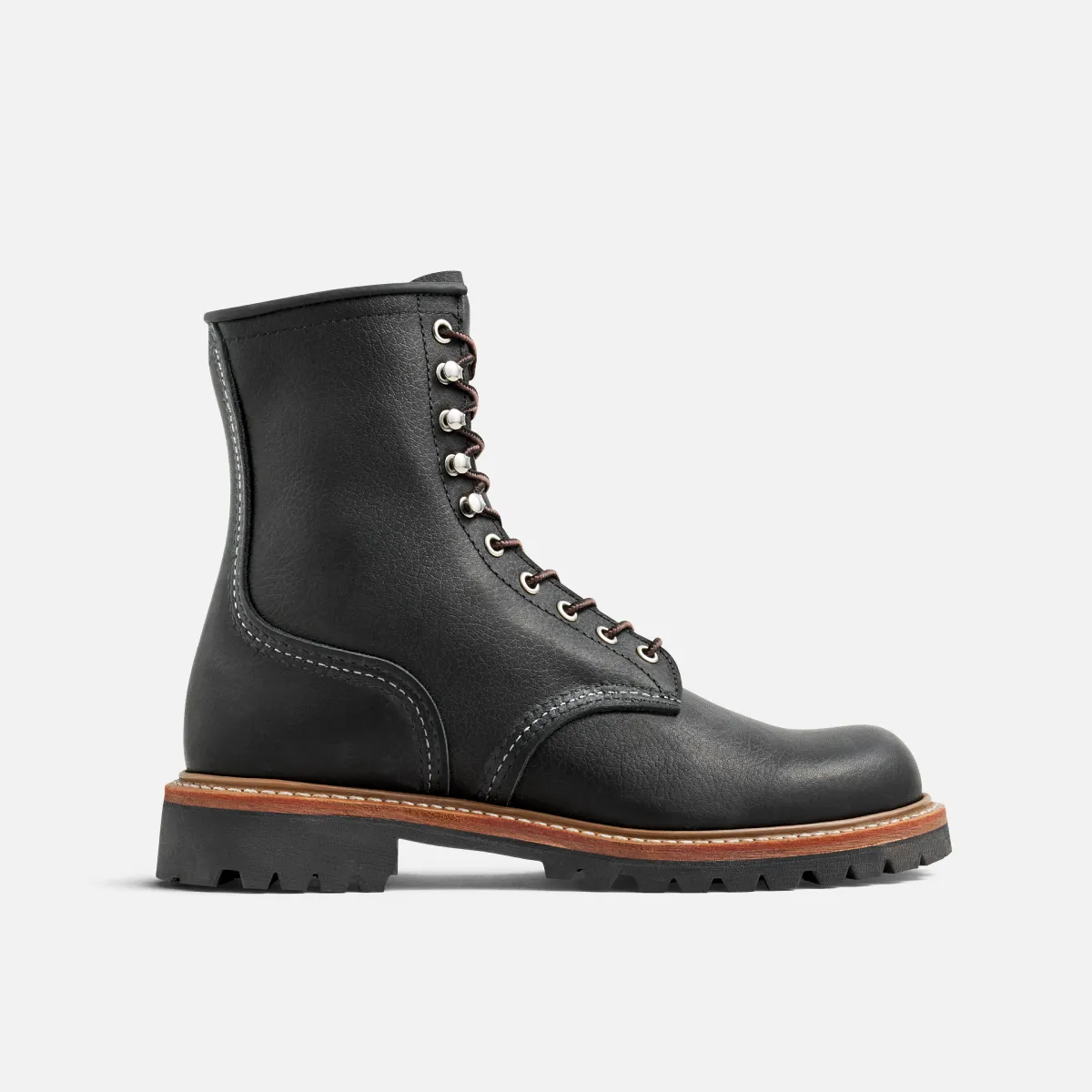 Men's Logger Boot in Black Oil Slick Leather 4501 | Red Wing Men's Logger Boot in Black Oil Slick Leather 4501 | Red Wing