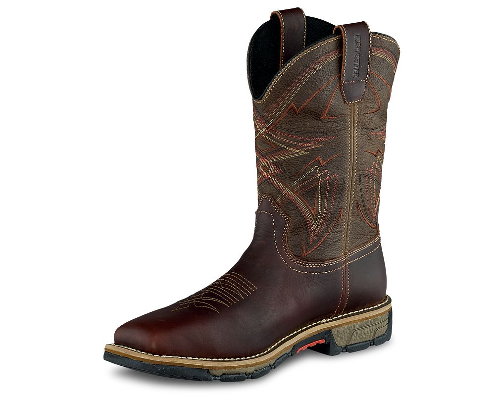Men's Marshall 11-inch Leather Pull-On Work Boot 83929 | Irish Setter | Irish Setter