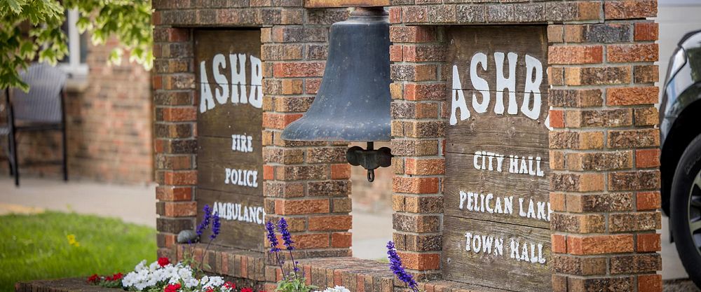 Ashby town sign