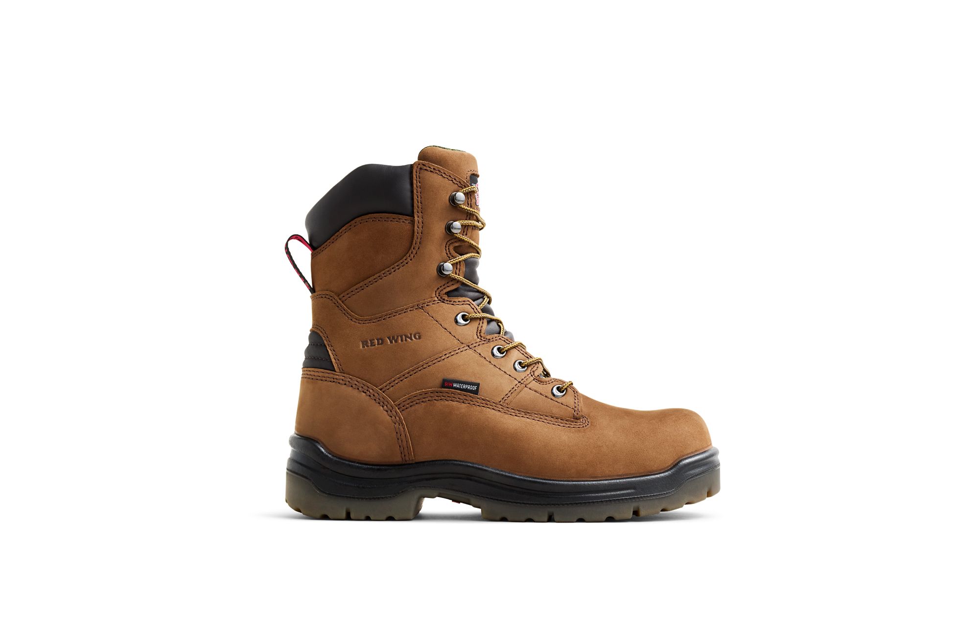King Toe® image number 1 Brown Men's 8-inch Waterproof Safety Toe Boot