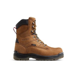 靴 RED WING 8E Men's 8-Inch Classic Moc Boot in Brown Leather 877