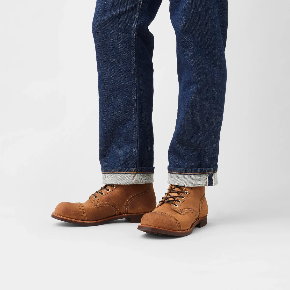 Iron Ranger Brown Men's Iron Ranger 6-Inch Boot in Light Brown Leather 8083