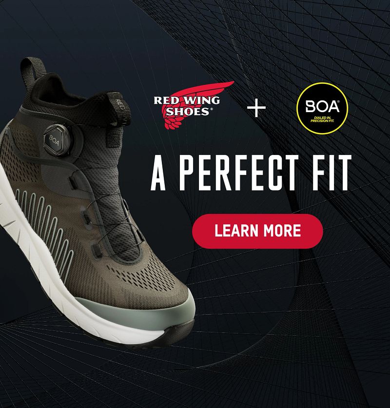 Red Wing Shoes + BOA - A Perfect Fite - Learn More