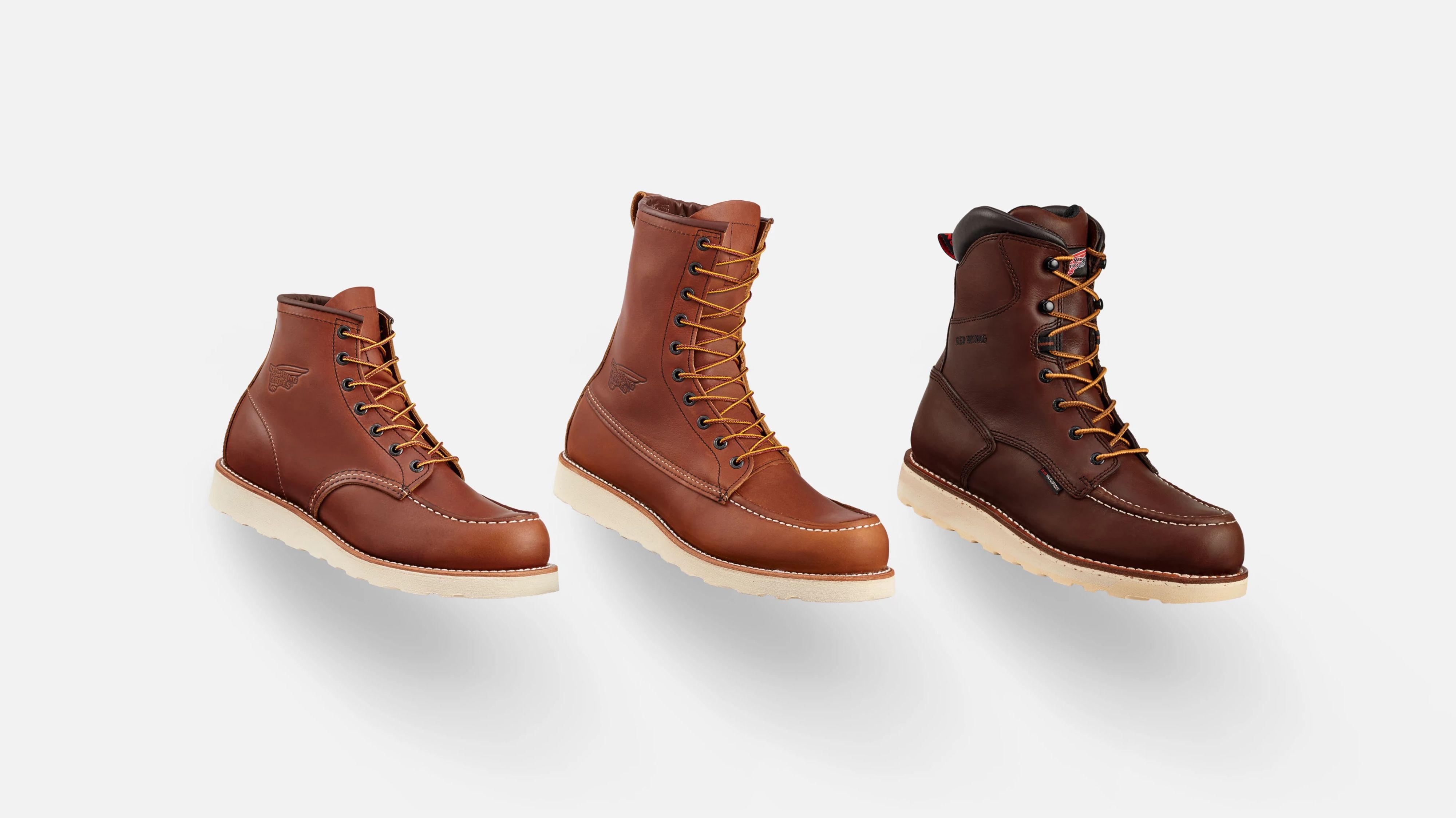 Four styles of Red Wing Traction Tred boots