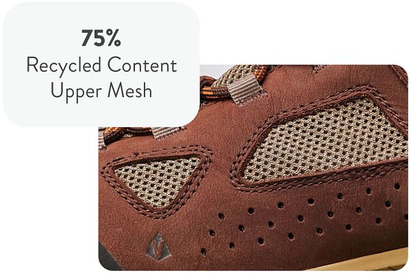75% Recycled Content Upper Mesh