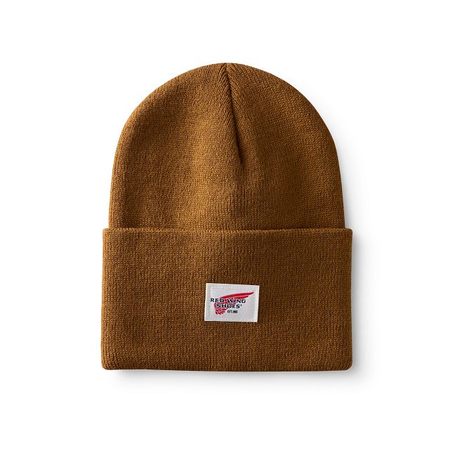 Red wing store shoes beanie